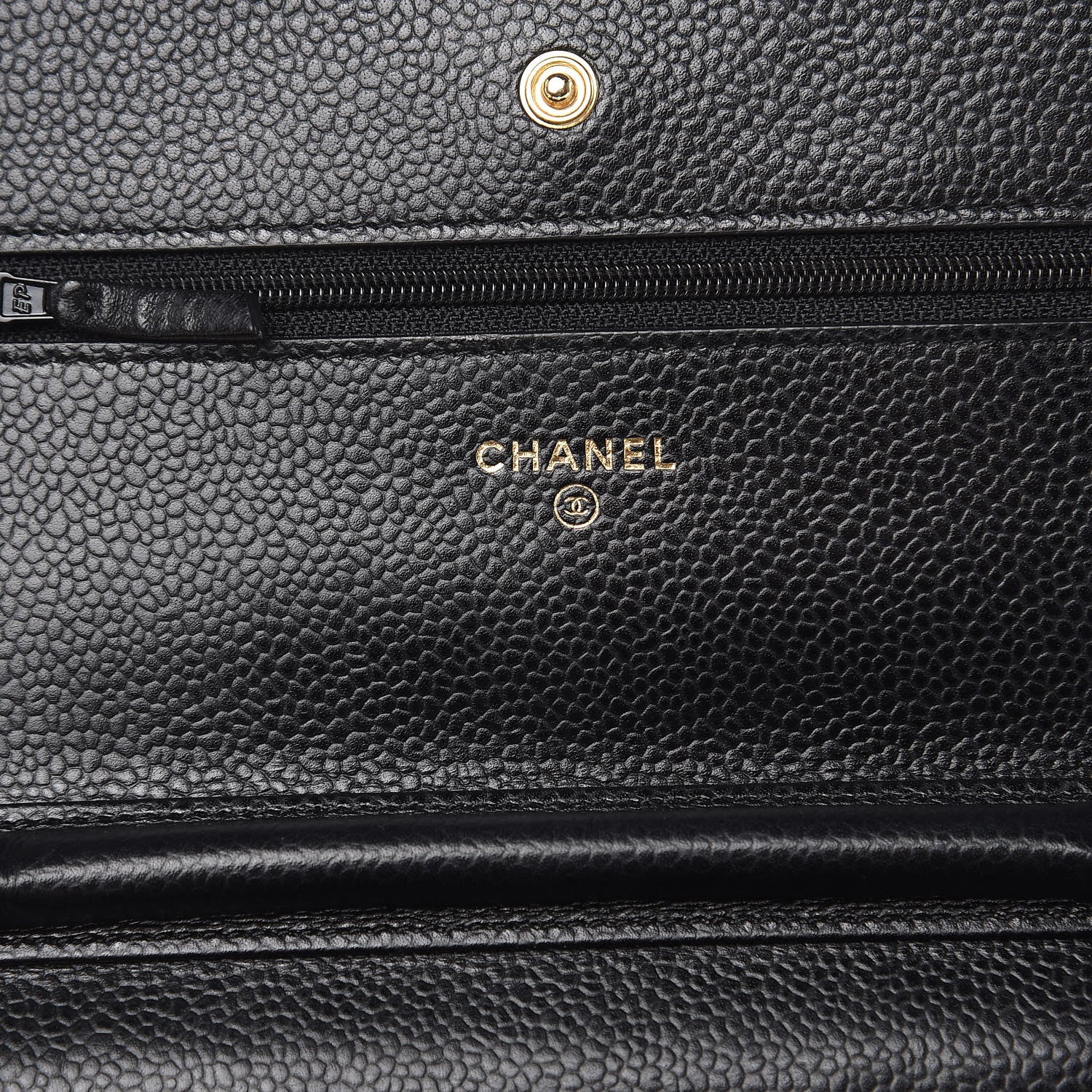 Chanel Caviar Quilted Wallet On Chain WOC Black 8 of 16