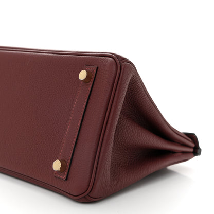 Hermes Togo Birkin 25 Rouge H 9 of 10