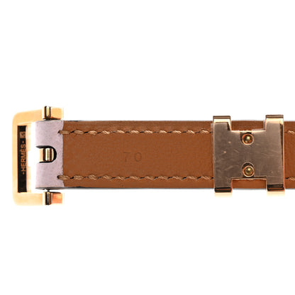 Hermes Epsom 15mm Pop H Belt 70 28 Mauve Pale 7 of 9