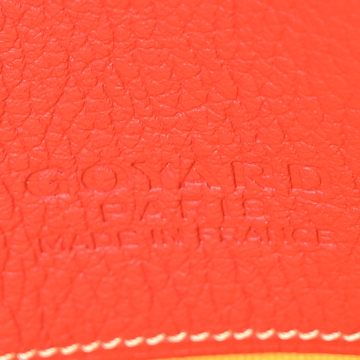 Goyardine Senat Pochette MM Red
