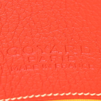 Goyard Goyardine Senat Pochette MM Red 6 of 9