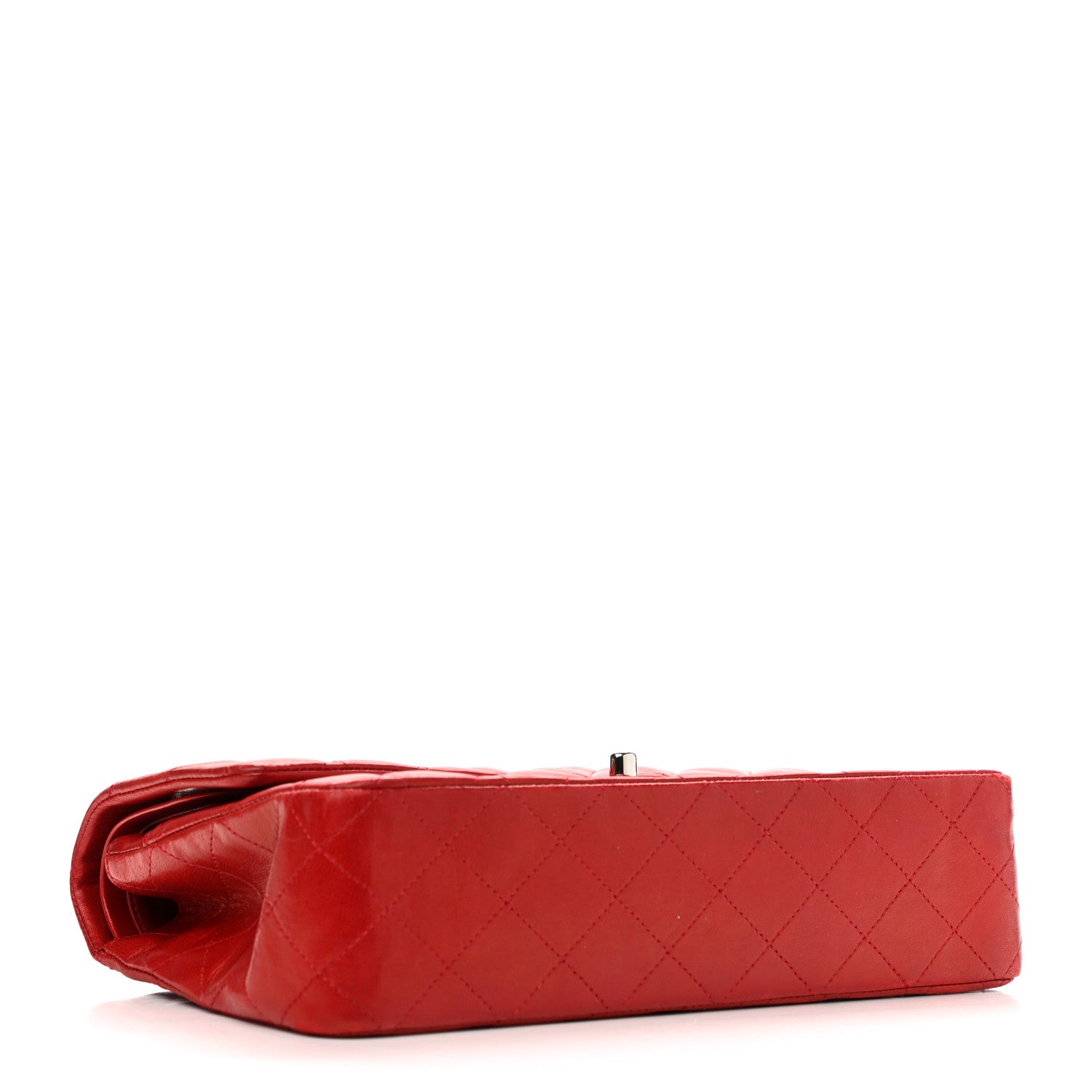Chanel Lambskin Quilted Medium Double Flap Red 4 of 13