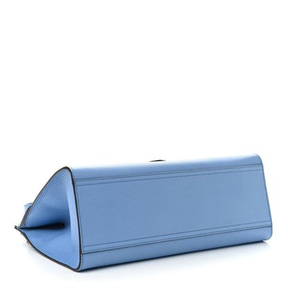 Gucci Calfskin Small GG Marmont Top Handle Bag Clear Sky Blue 4 of 10