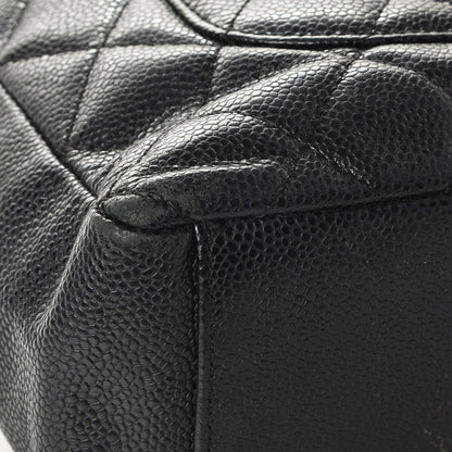 Chanel Caviar Quilted Petit Shopping Tote PST Black 11 of 13