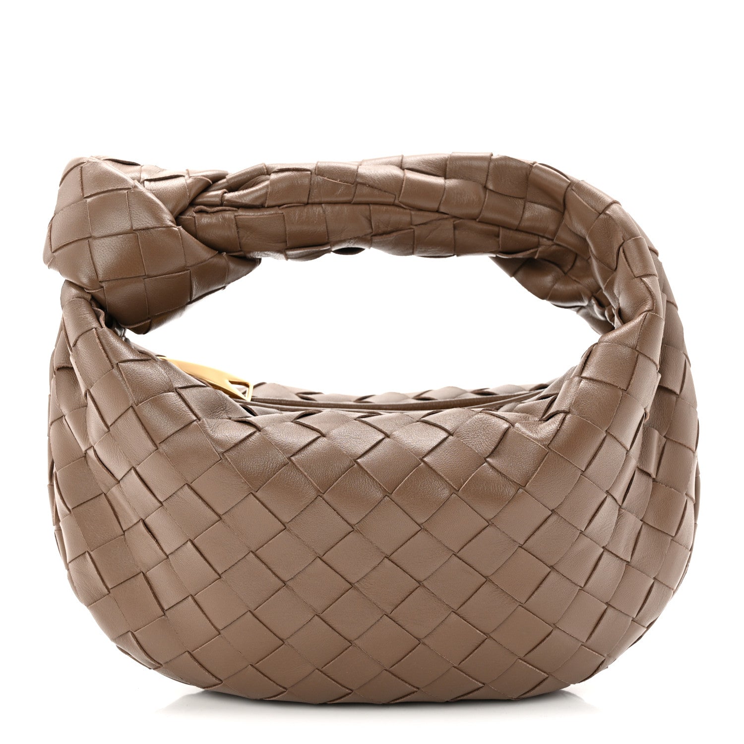 Bottega Veneta Nappa Intrecciato Mini Jodie Dark Taupe 1 of 10