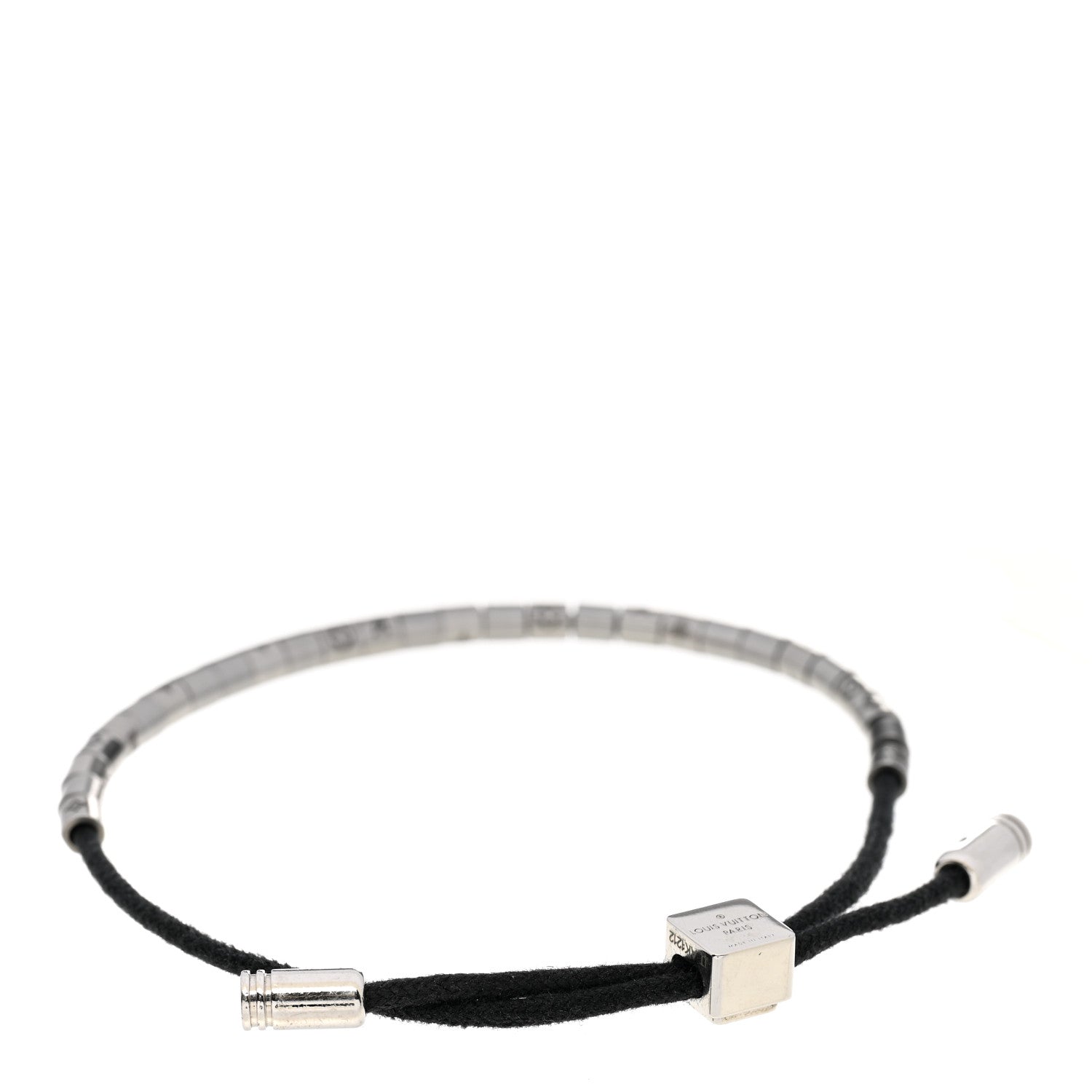 Louis Vuitton Monogram Paradise Bracelet Black Silver 3 of 7