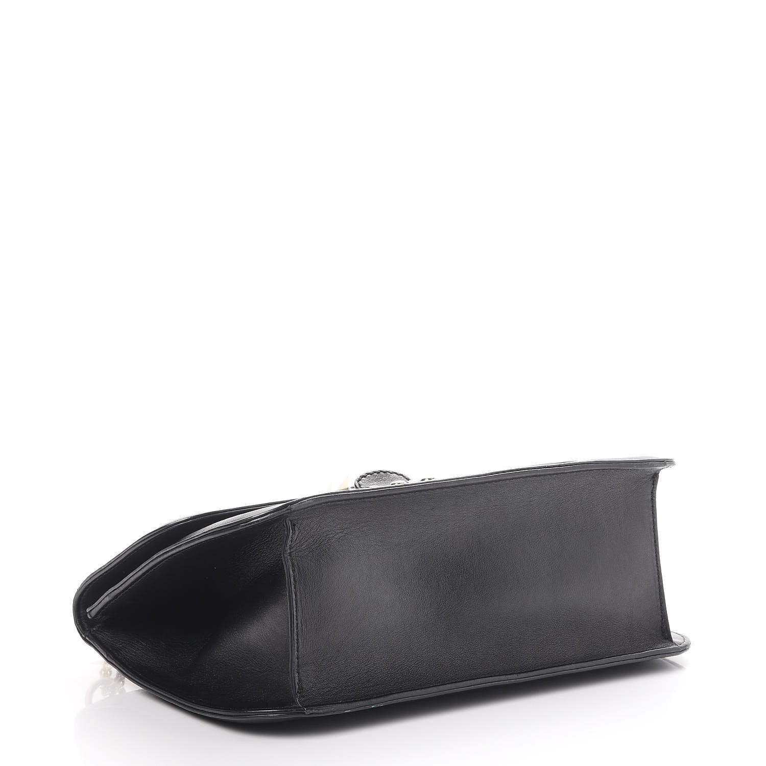 Valentino Garavani Vitello Large Glam Lock Rockstud Flap Black 5 of 12