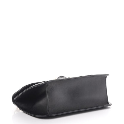 Valentino Garavani Vitello Large Glam Lock Rockstud Flap Black 5 of 12