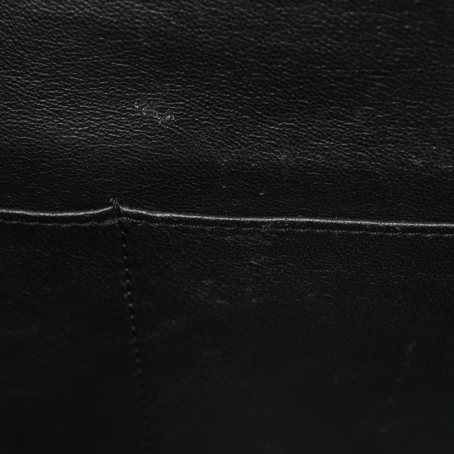 Celine Grained Calfskin Small Bi-Color Edge Shoulder Bag Black Green 13 of 15