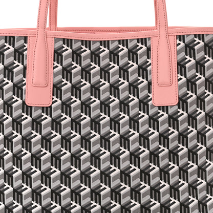 MCM Visetos Medium Liz Reversible Shopper Tote Pink 13 of 17