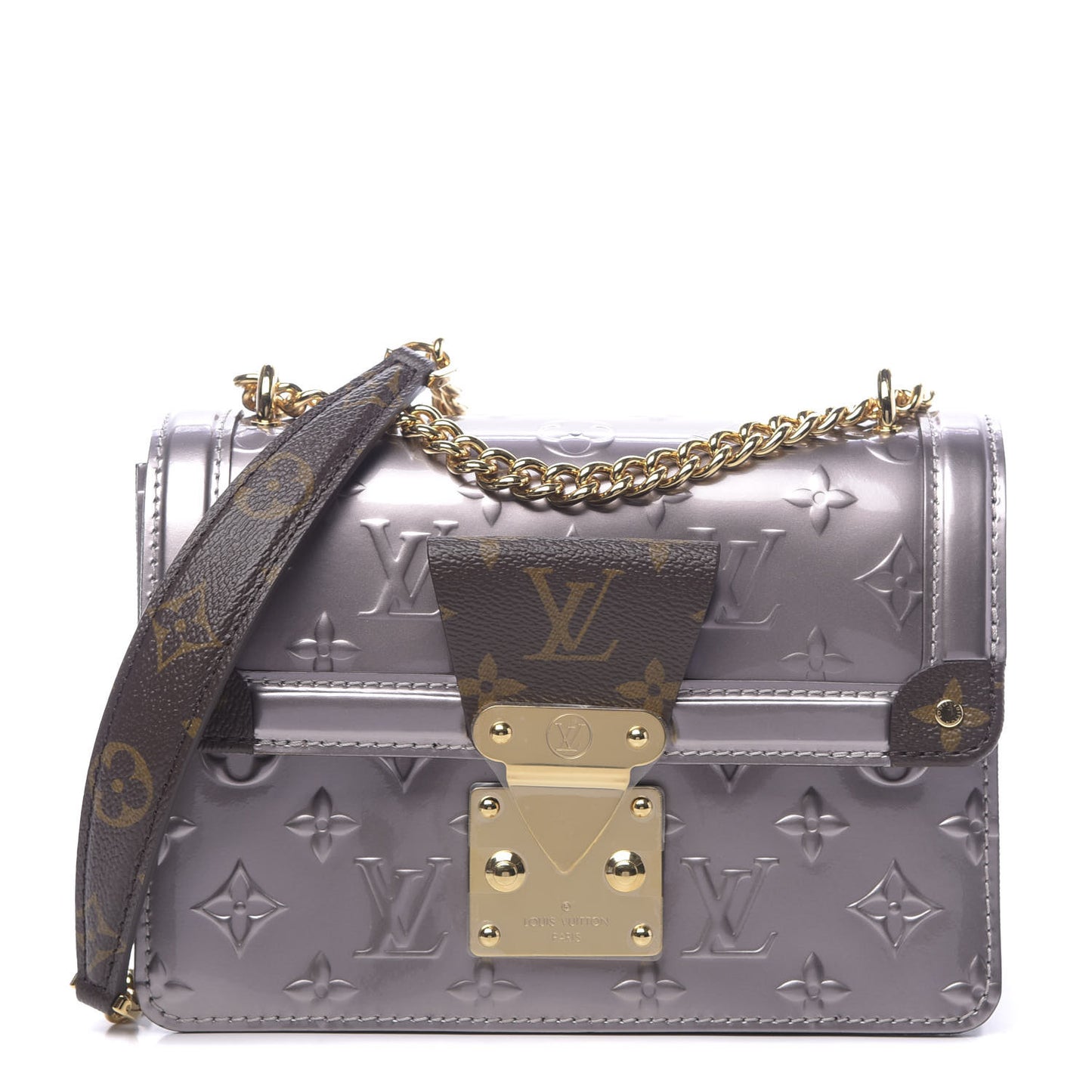 Vernis Epi Monogram Wynwood Metallic Taupe Grey