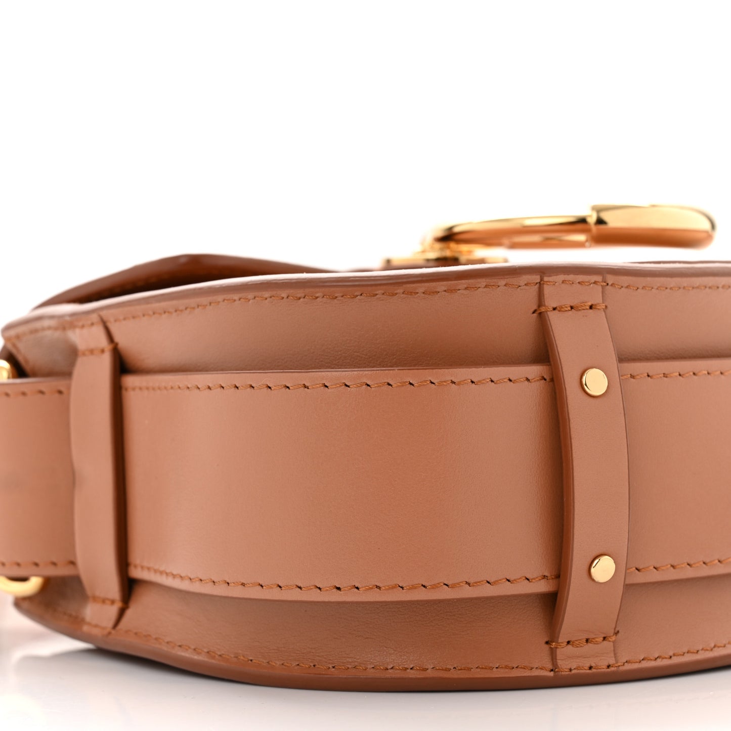 Calfskin Small Tess Bag Muted Brown