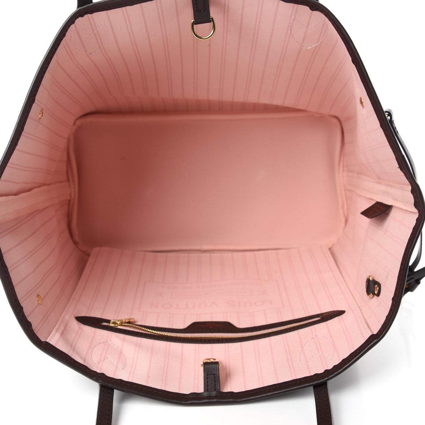 Damier Ebene Neo Neverfull MM Rose Ballerine
