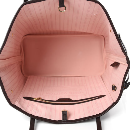 Louis Vuitton Damier Ebene Neo Neverfull MM Rose Ballerine 5 of 11