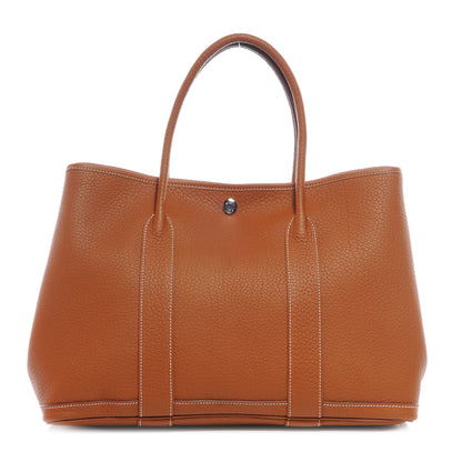 Hermes Vache Fjord Garden Party Tote 36 MM Gold 1 of 8