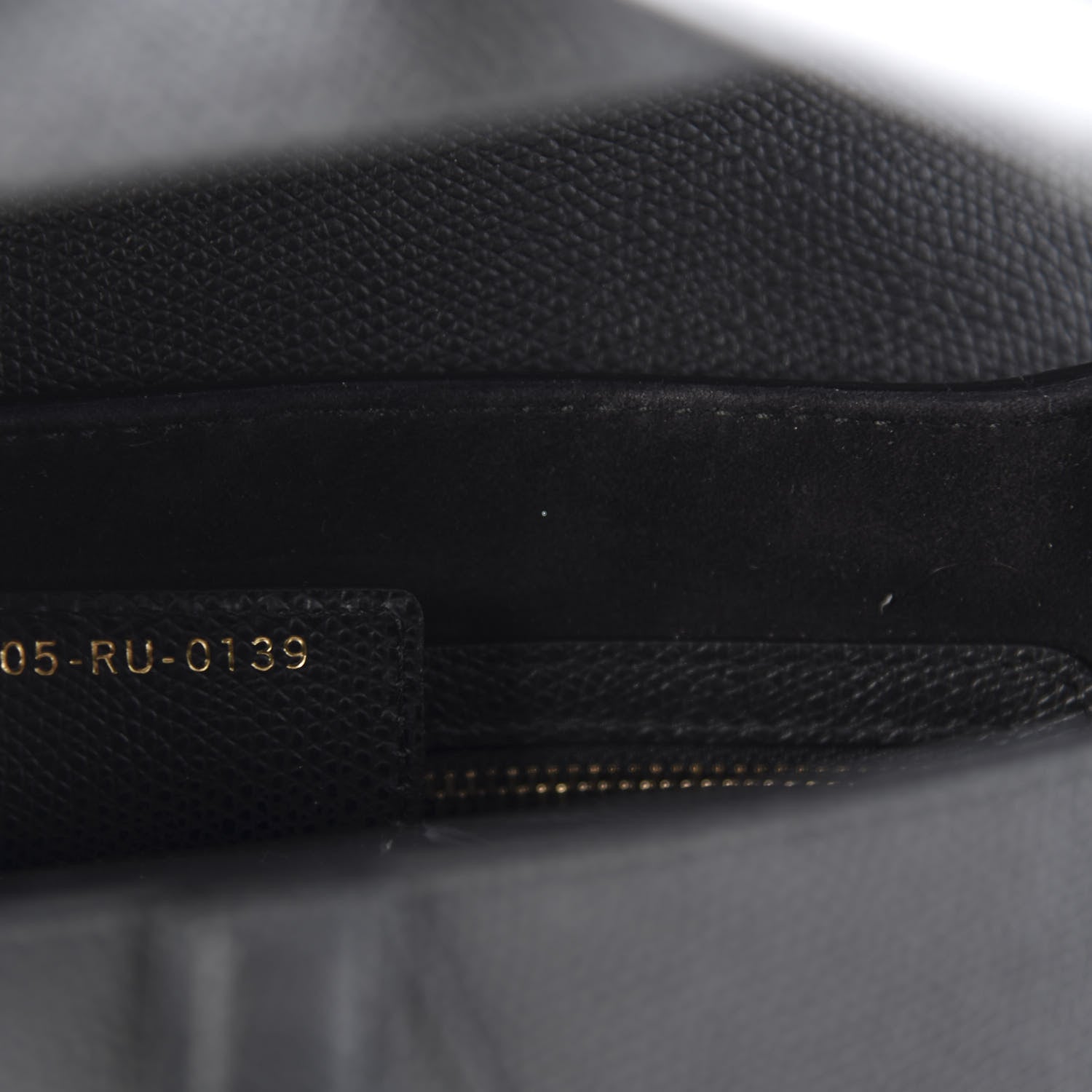 Christian Dior Grained Calfskin Saddle Bag Black 10 of 13