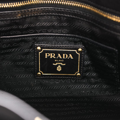 Prada Glace Calf Shopping Tote Nero Black 7 of 7