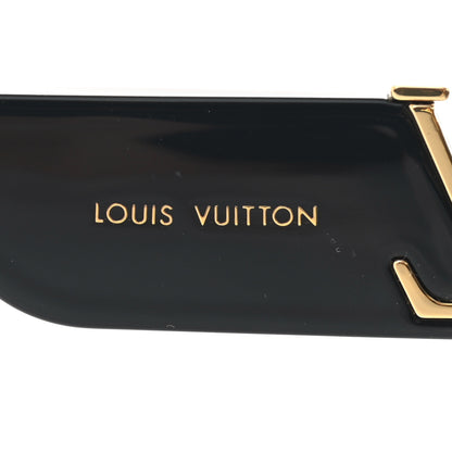Louis Vuitton Acetate LV Icon Round Sunglasses Z1728E Black 5 of 9
