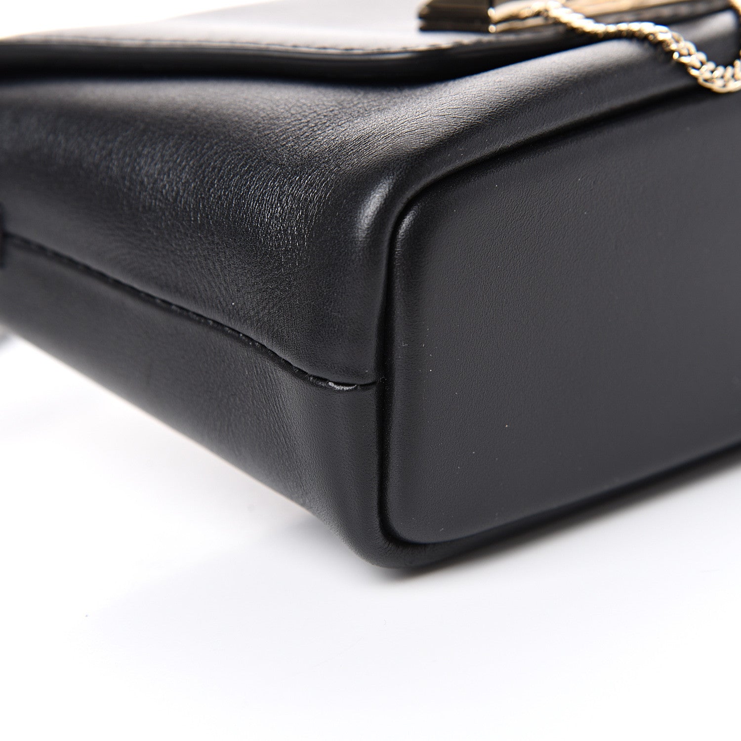 Valentino Garavani Vitello Small Rockstud Demilune Crossbody Bag Black 7 of 14