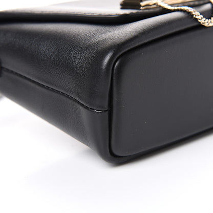 Valentino Garavani Vitello Small Rockstud Demilune Crossbody Bag Black 7 of 14
