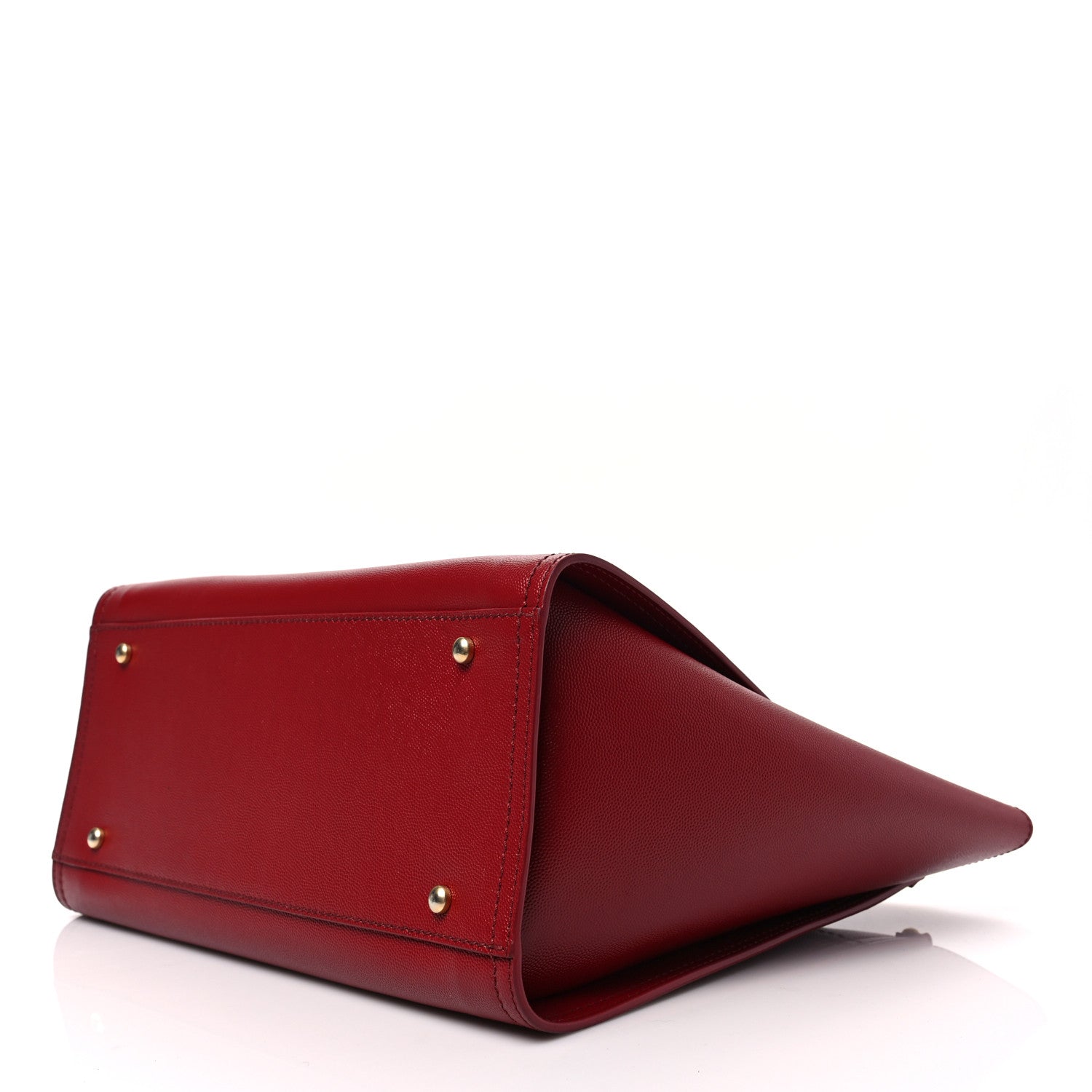 Chanel Caviar Small Studded Deauville Tote Burgundy 7 of 7