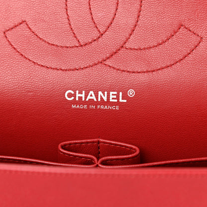Chanel Caviar Quilted Jumbo Double Flap Red 8 of 9
