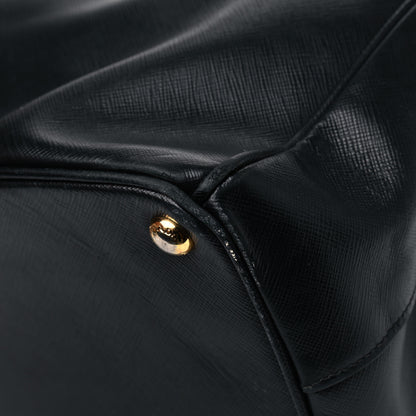 Prada Saffiano Medium Galleria Double Zip Tote Black 10 of 20