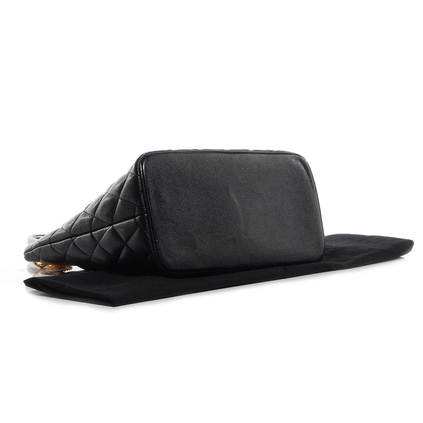 Caviar Medallion Tote Black