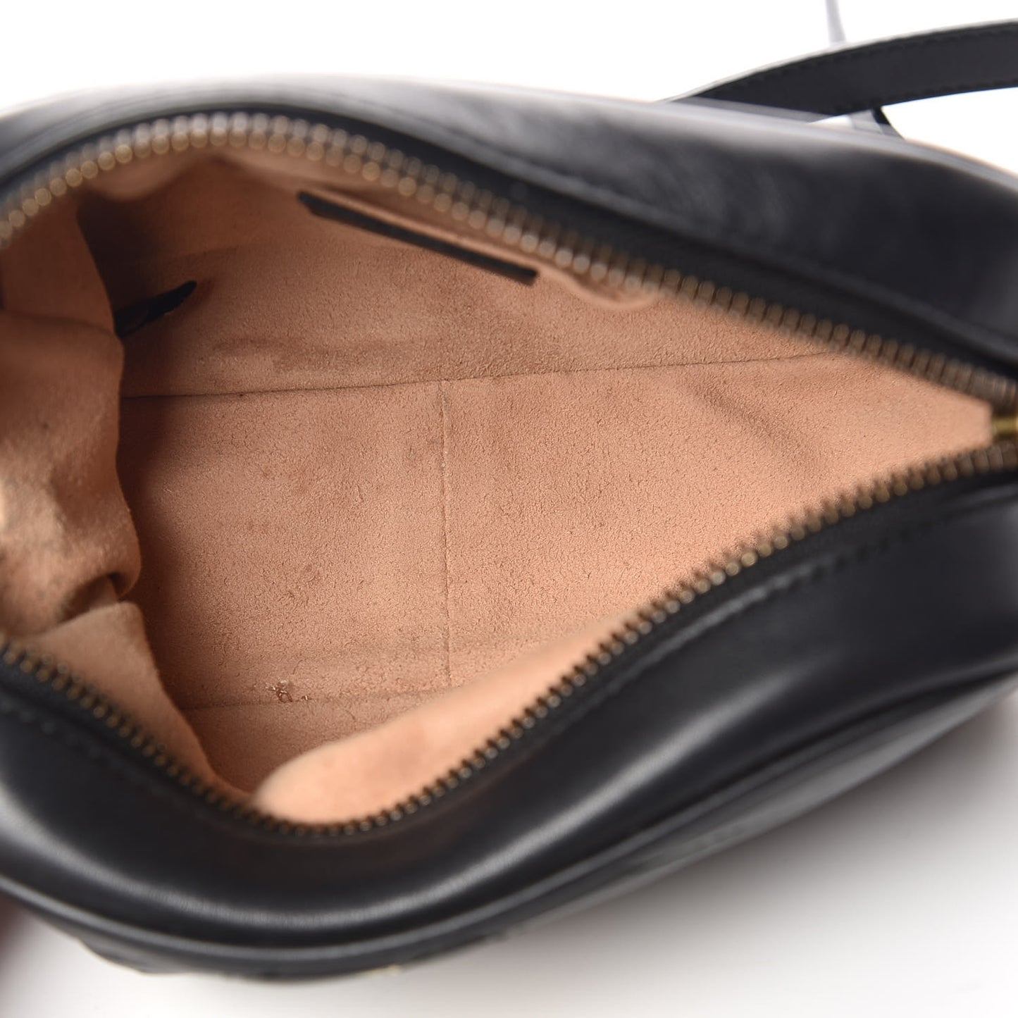 Calfskin Matelasse Mini GG Marmont Chain Shoulder Bag Black