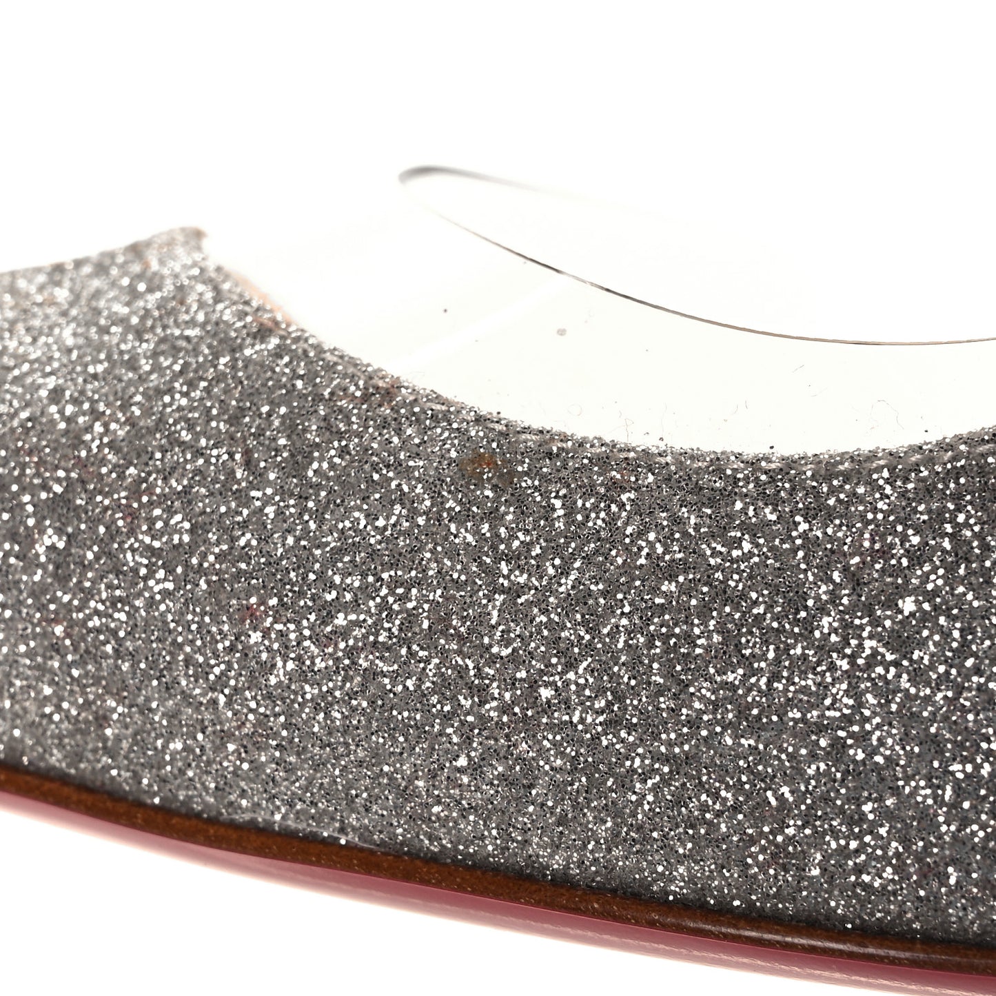 Mini Glitter PVC Specchio Optisexy 100 Pumps 38 Ivory Light Gold