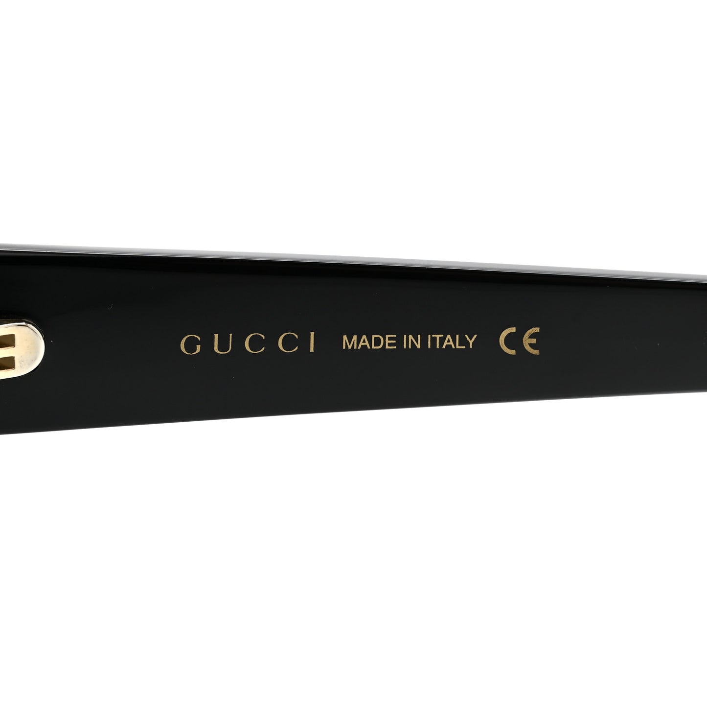 Acetate Square Sunglasses GG0772S Black