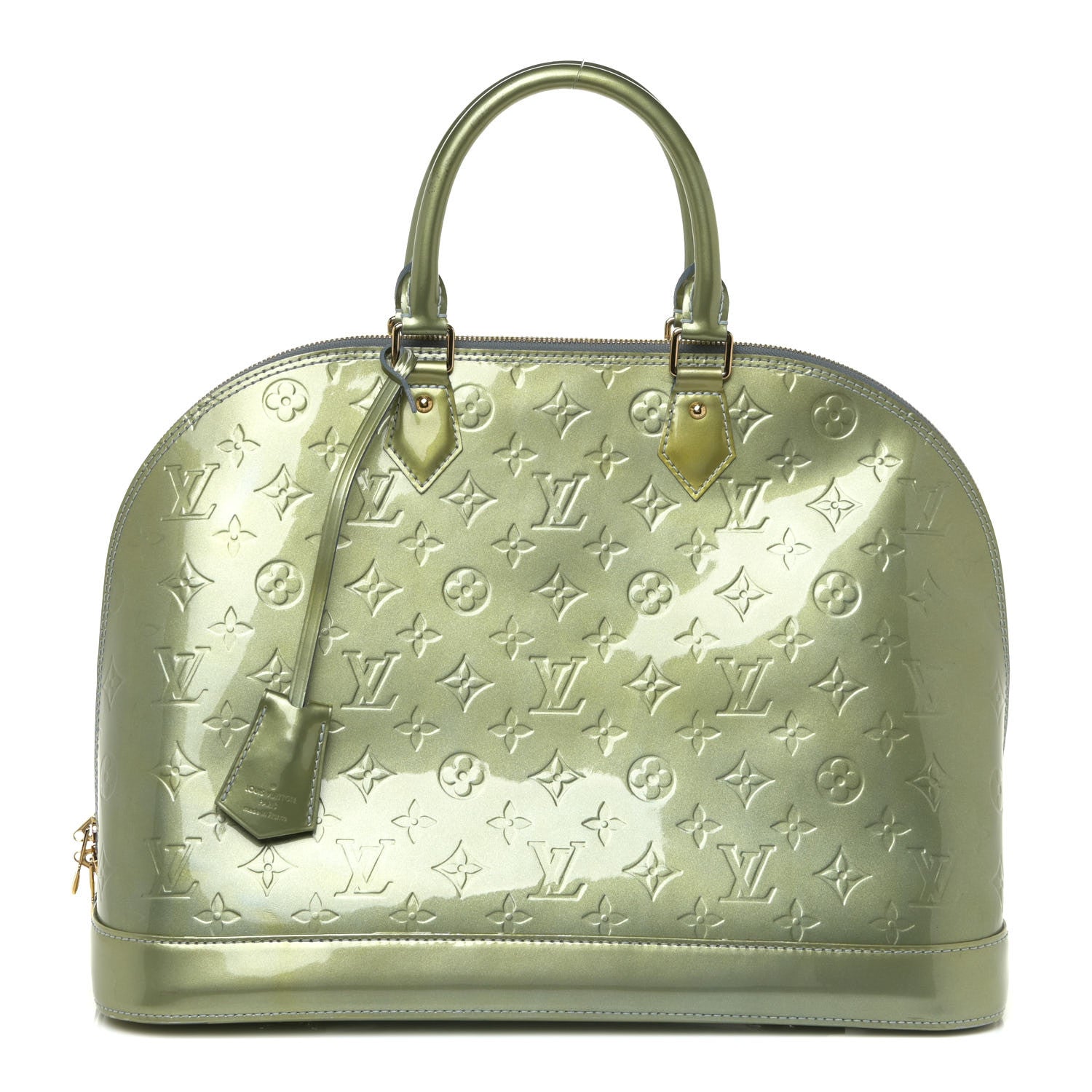 Louis Vuitton Vernis Alma GM Givre 1 of 17
