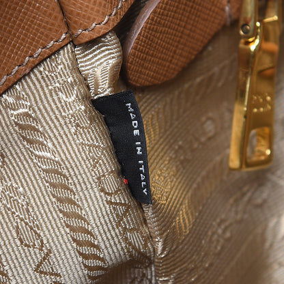 Prada Saffiano Tote Caramel 8 of 16