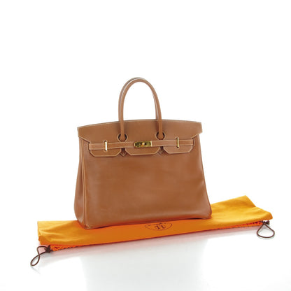 Hermes Courchevel Birkin 35 Gold 7 of 32