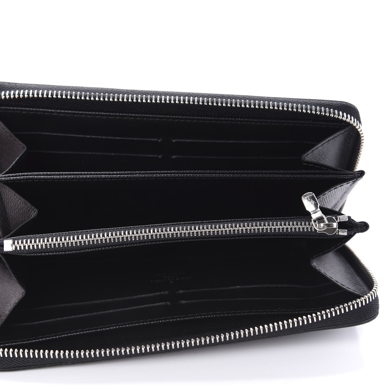 Louis Vuitton Epi Zippy Wallet Black 5 of 9