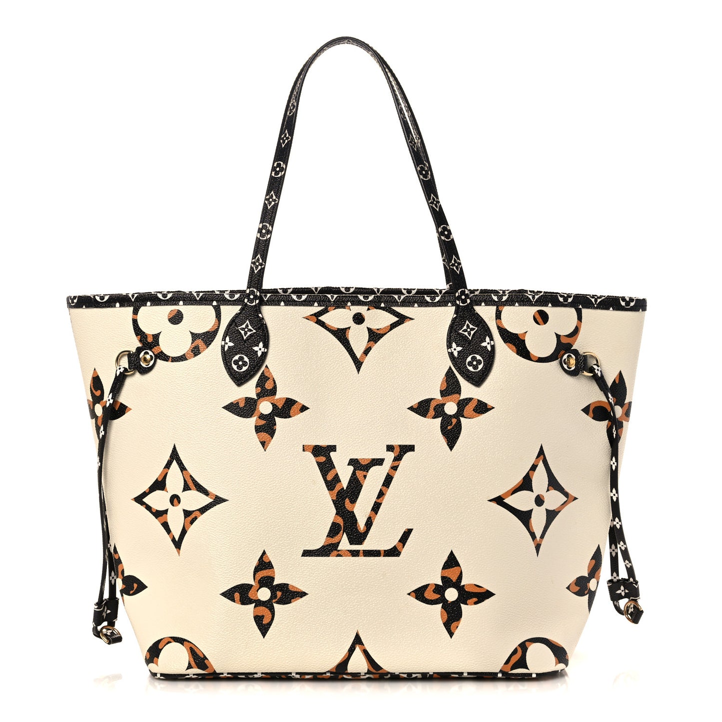 Monogram Giant Jungle Neverfull MM Ivory