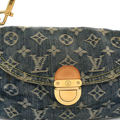 Louis Vuitton Monogram Denim Mini Pleaty Blue 7 of 12