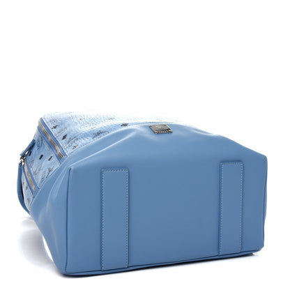MCM Visetos Backpack Denim 3 of 8