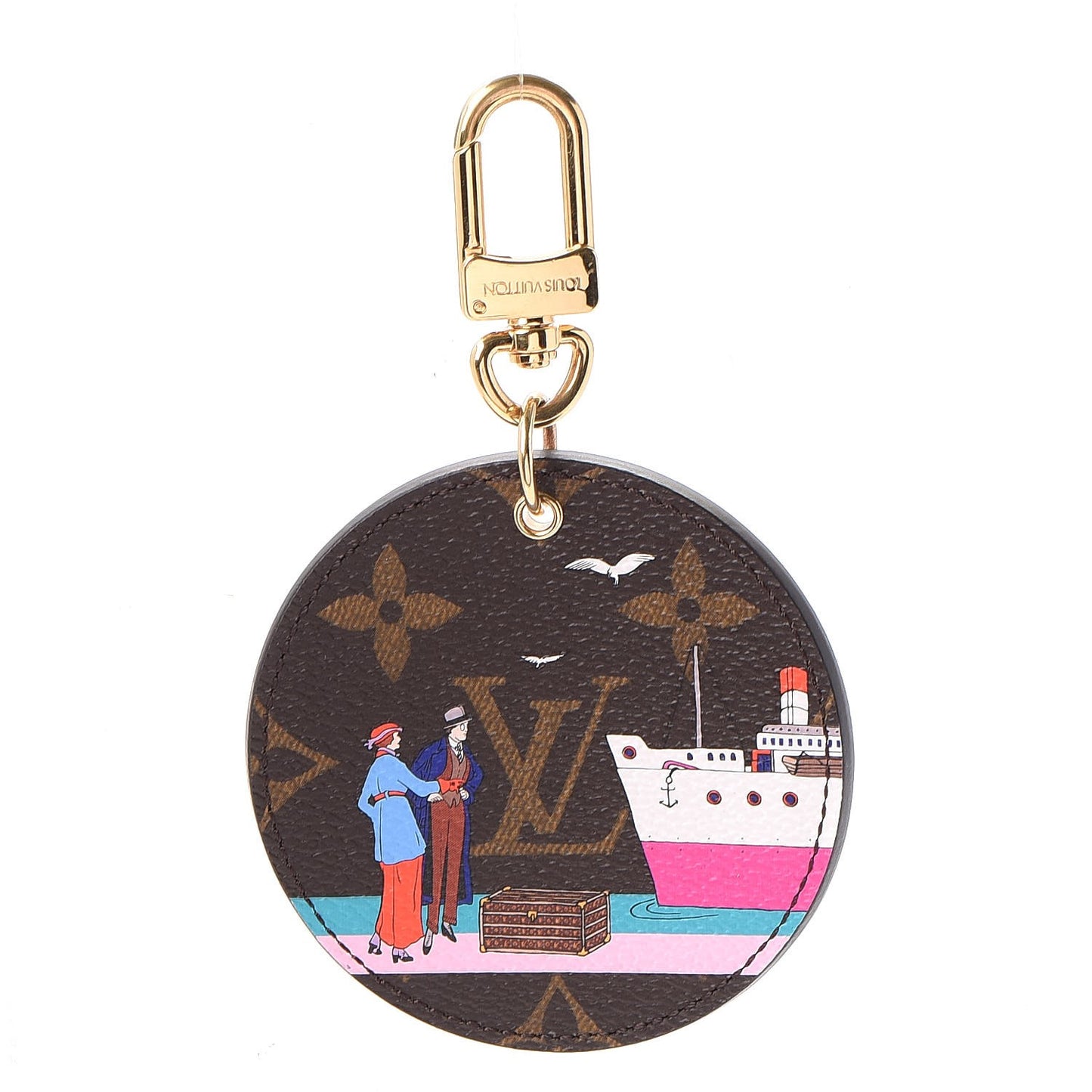 Monogram 2016 Christmas Animation Bag Charm Key Ring