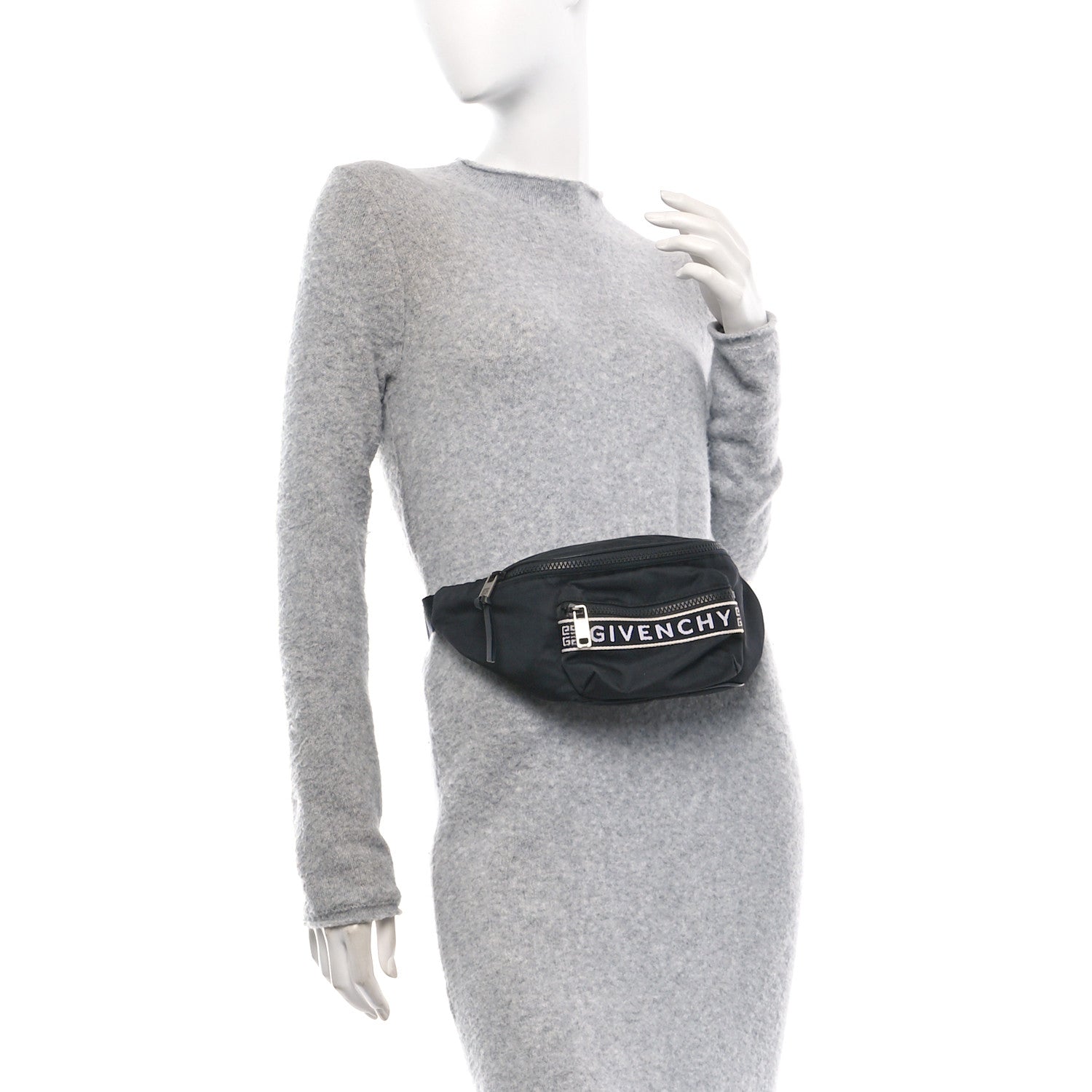Givenchy Nylon Logo Belt Bag Black 3 of 8
