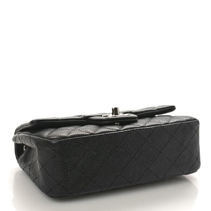 Chanel Caviar Quilted Mini Rectangular Flap Black 4 of 12