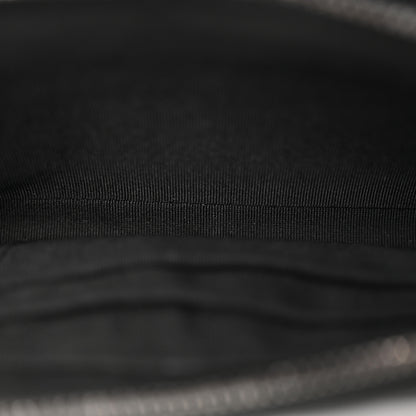 Chanel Patent Goatskin Quilted Small Gabrielle Clutch Black 7 of 11
