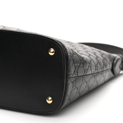 Gucci Guccissima Linea A Hobo Black 9 of 10
