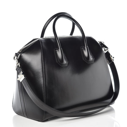 Givenchy Shiny Lord Calfskin Medium Antigona Black 3 of 9