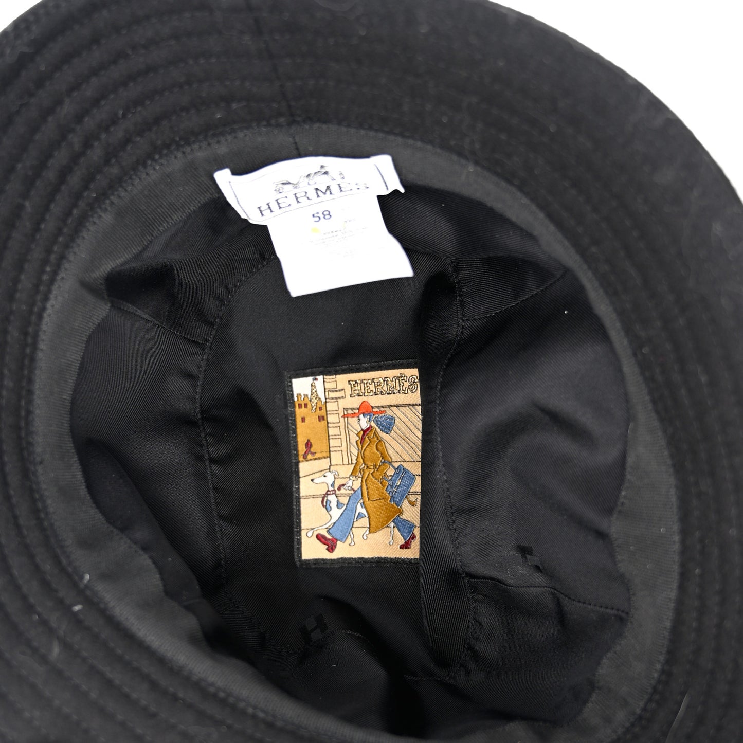Cashmere Calvi Bucket Hat 58 Black