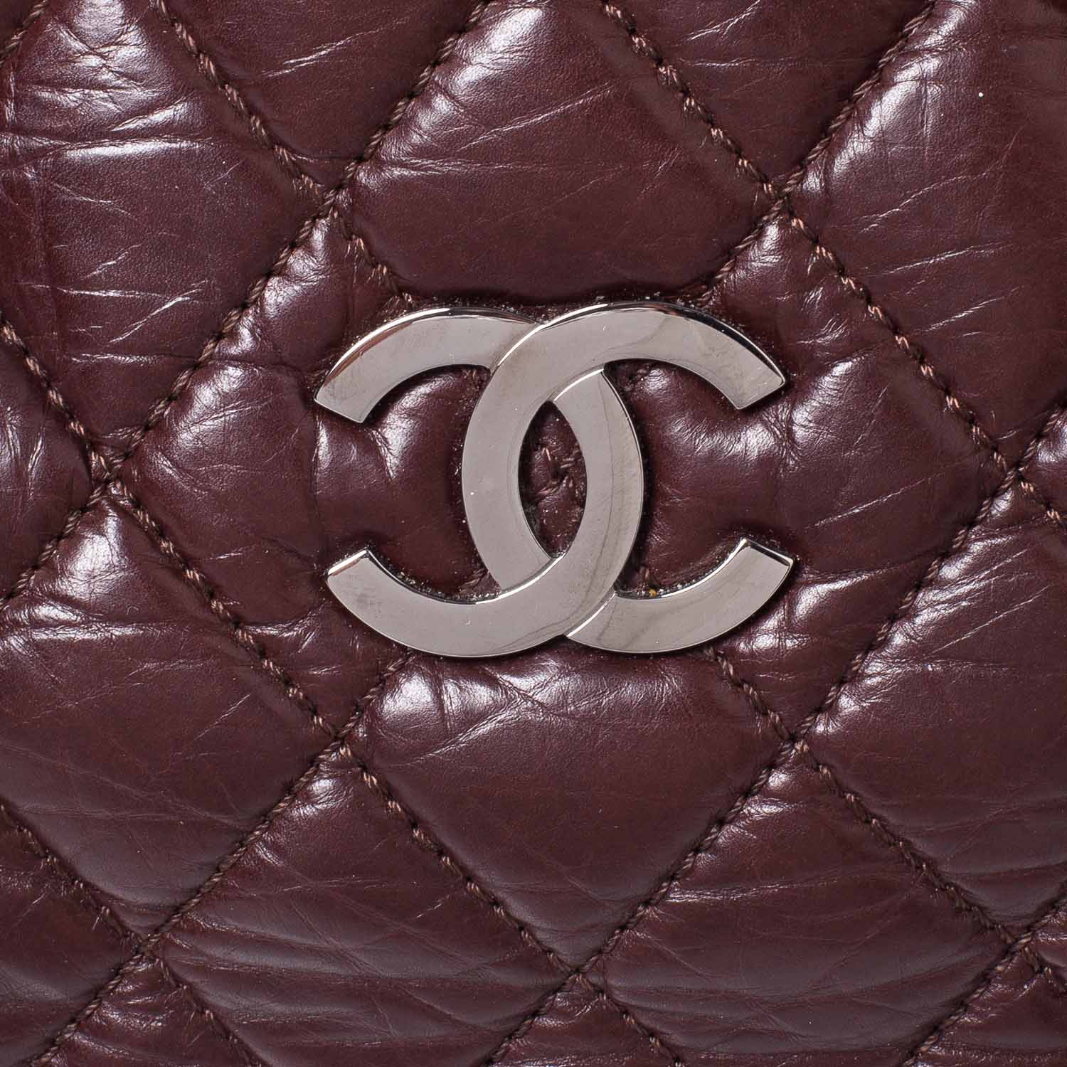 Chanel Ligne Lady Braid Tote Brown 6 of 10
