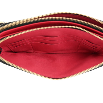 Chanel Lambskin Quilted Small Clutch With Chain Black 7 of 16