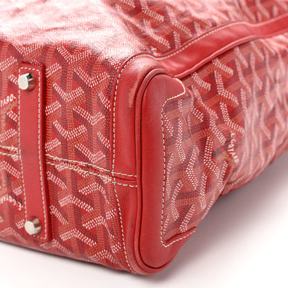 Goyard Goyardine Voltaire Tote Red 10 of 11