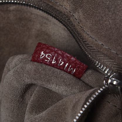 Louis Vuitton Cuir Taurillon Soft Lockit PM Griotte 9 of 10