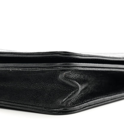Chanel Caviar Chevron Quilted Boy Wallet On Chain WOC Black 11 of 11